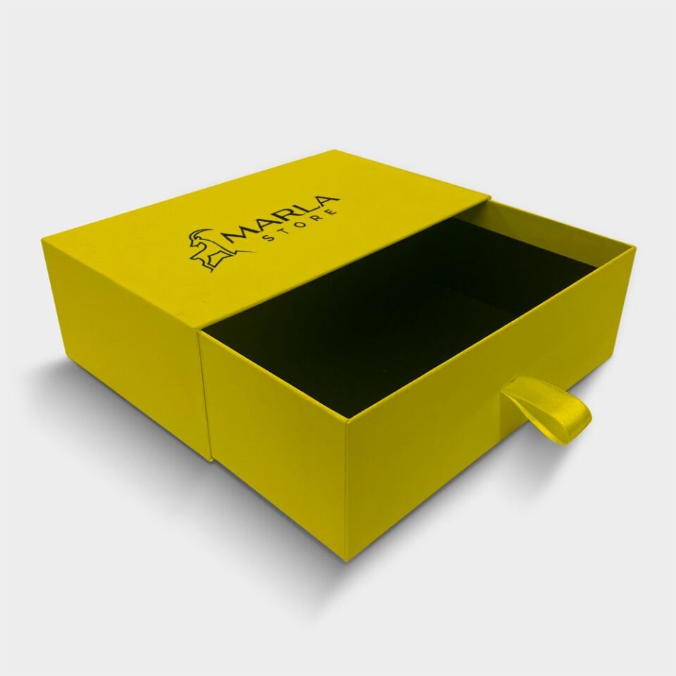 Sarı Çekmeceli Kutu