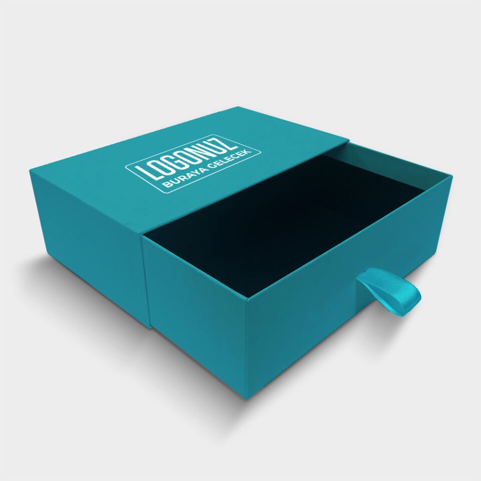 Mavi Çekmeceli Kutu
