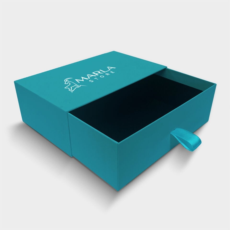 Mavi Çekmeceli Kutu