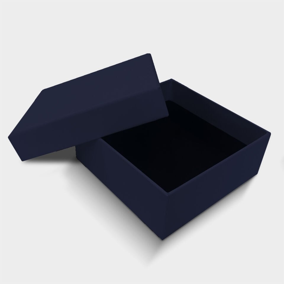 Lacivert Kapaklı Kutu