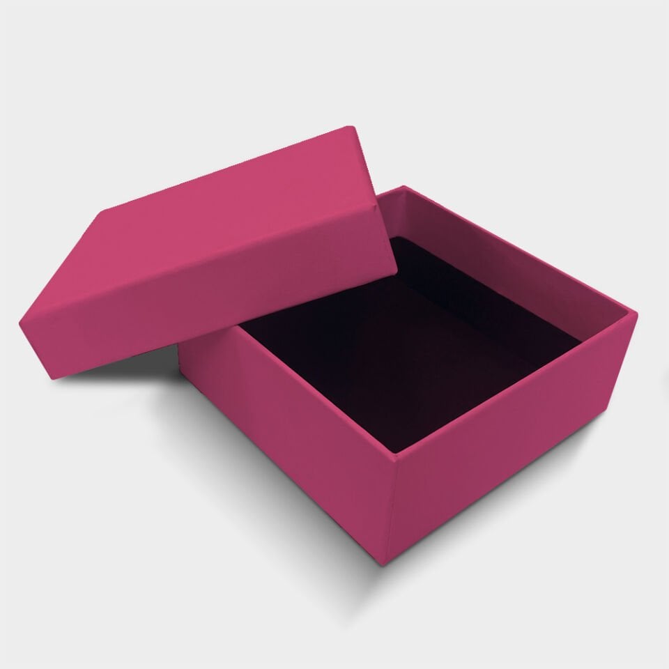 Fuşya Kapaklı Kutu