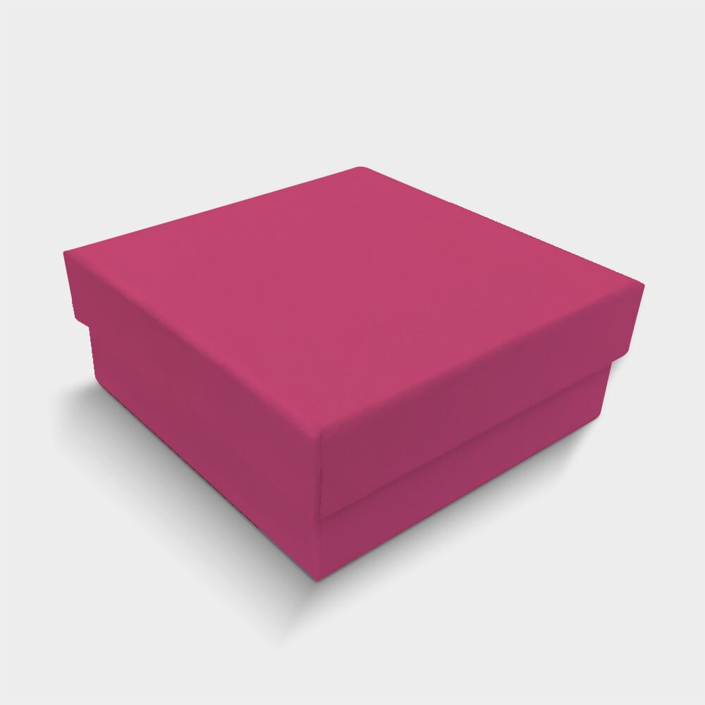 Fuşya Kapaklı Kutu