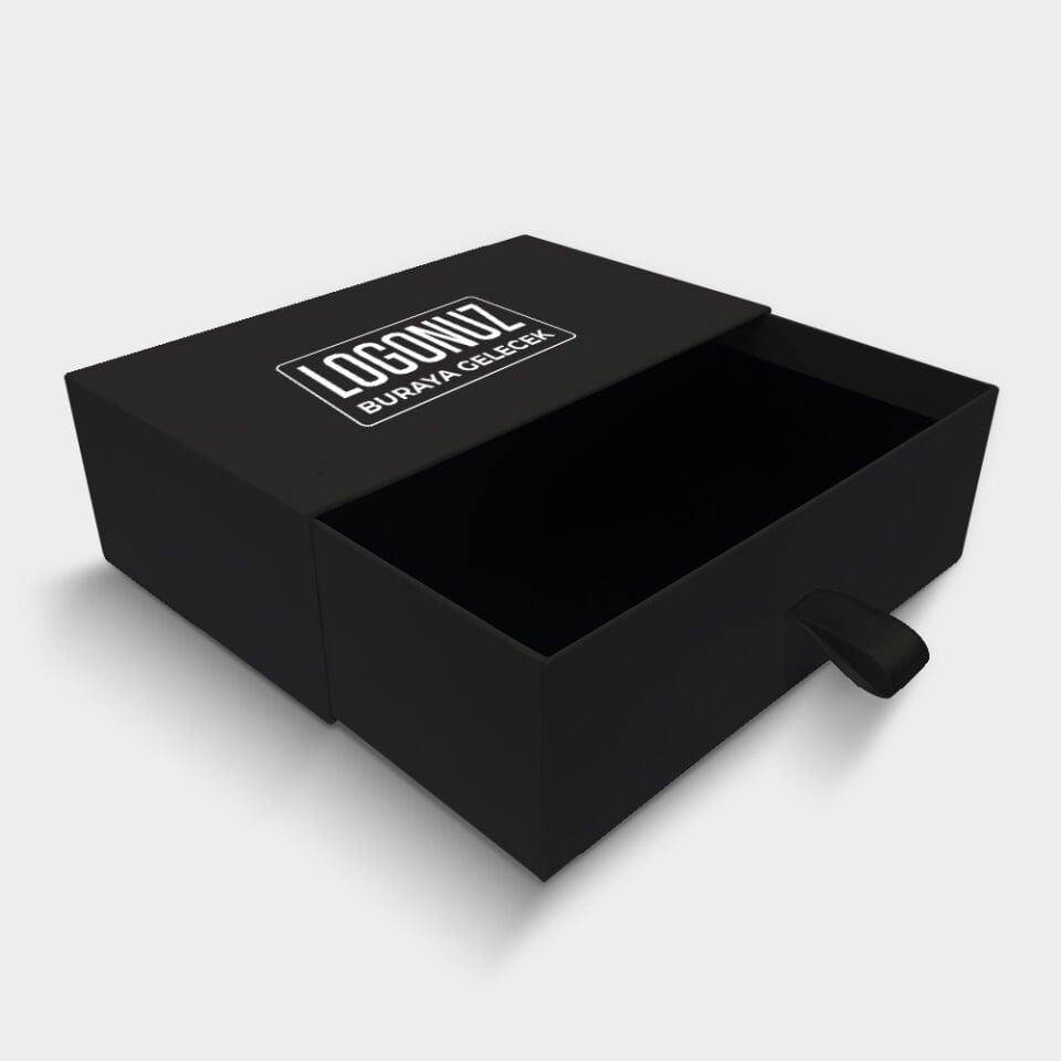 Siyah Çekmeceli Kutu