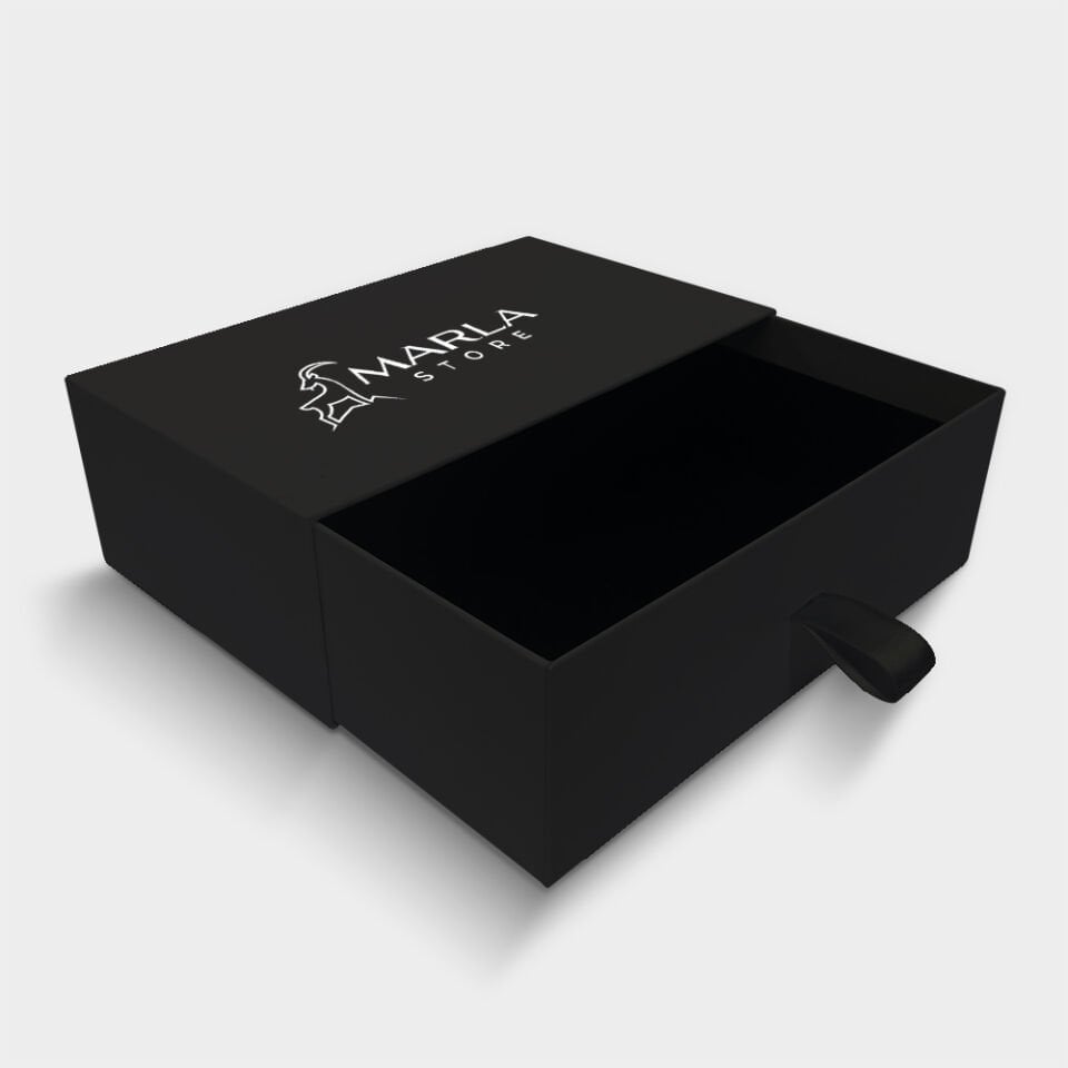 Siyah Çekmeceli Kutu