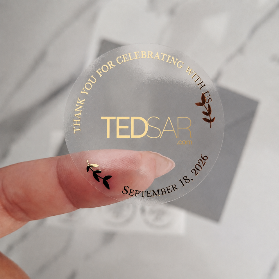Şeffaf Sticker