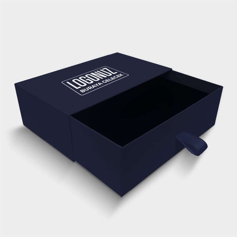 Lacivert Çekmeceli Kutu