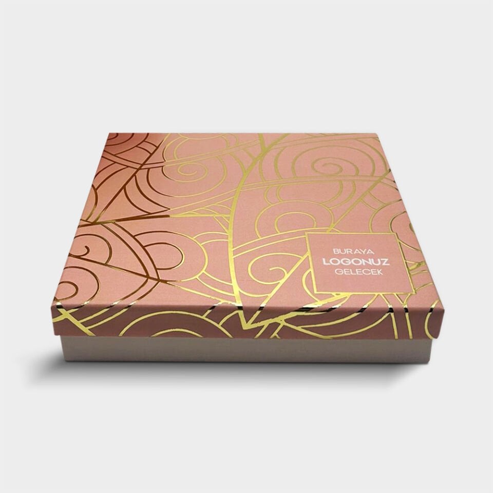 Altın Zarafet Çikolata Kutusu