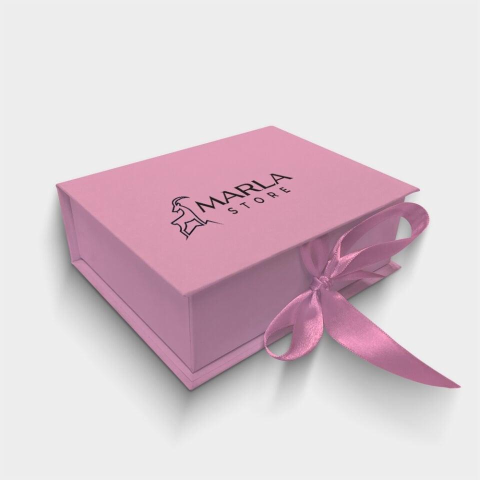 Pembe Kurdelalı Kutu