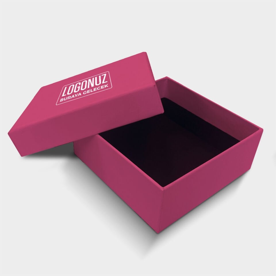 Fuşya Kapaklı Kutu
