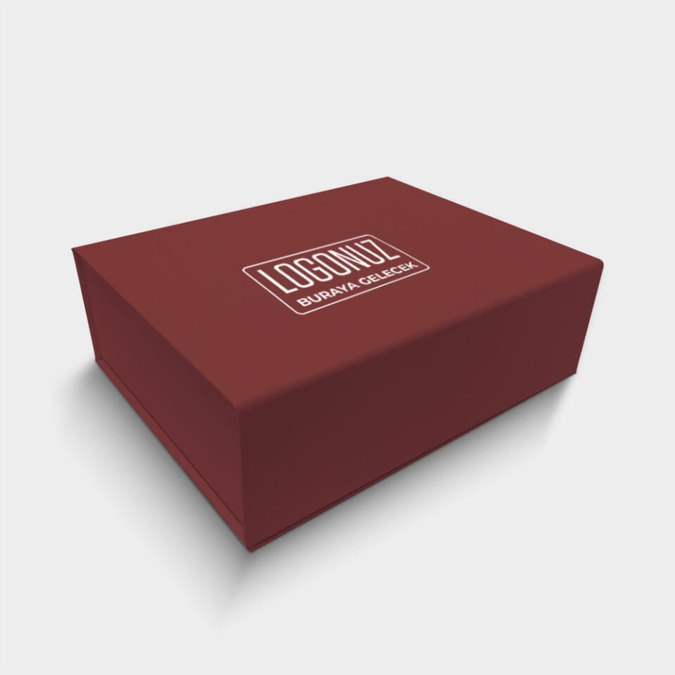 Kahverengi Mıknatıslı Kutu