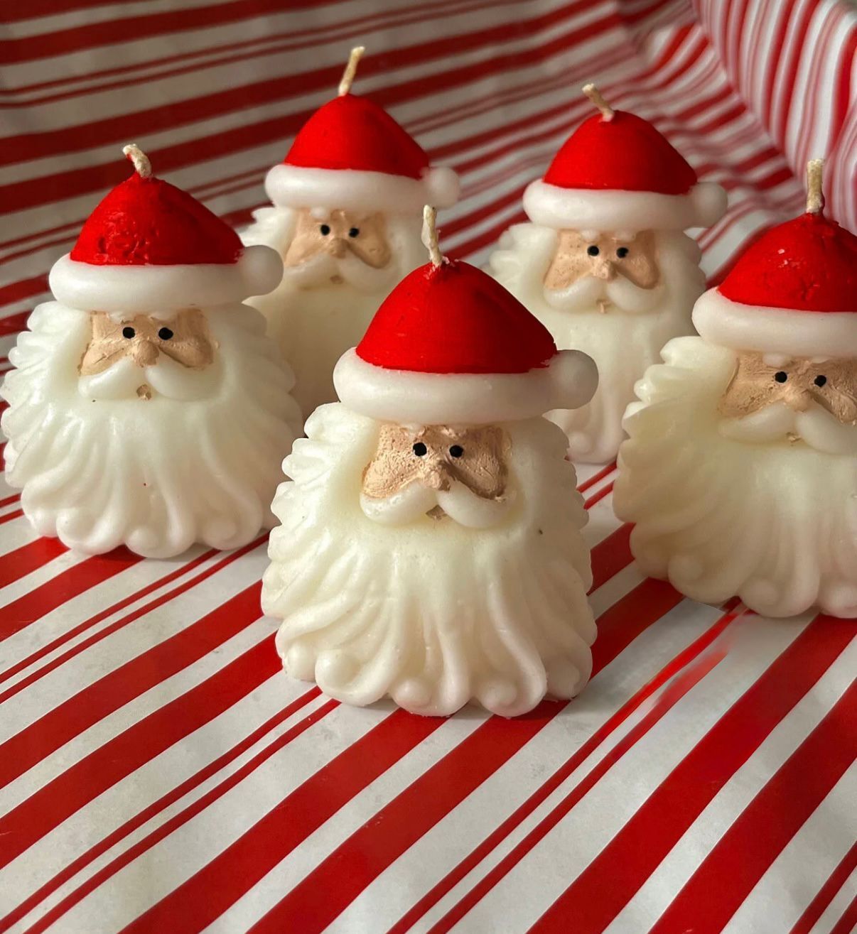 Yılbaşı Temalı Noel Baba Figürlü Mum