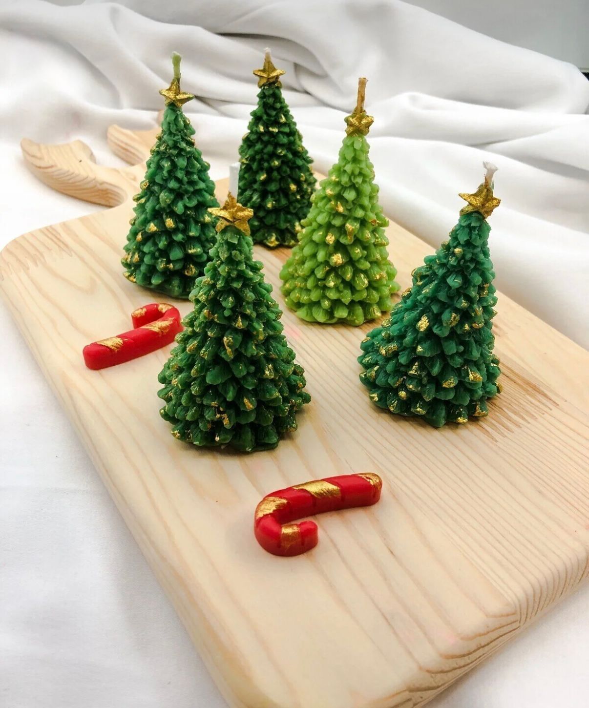 Yılbaşı Dekoratif Çam Ağacı Mum