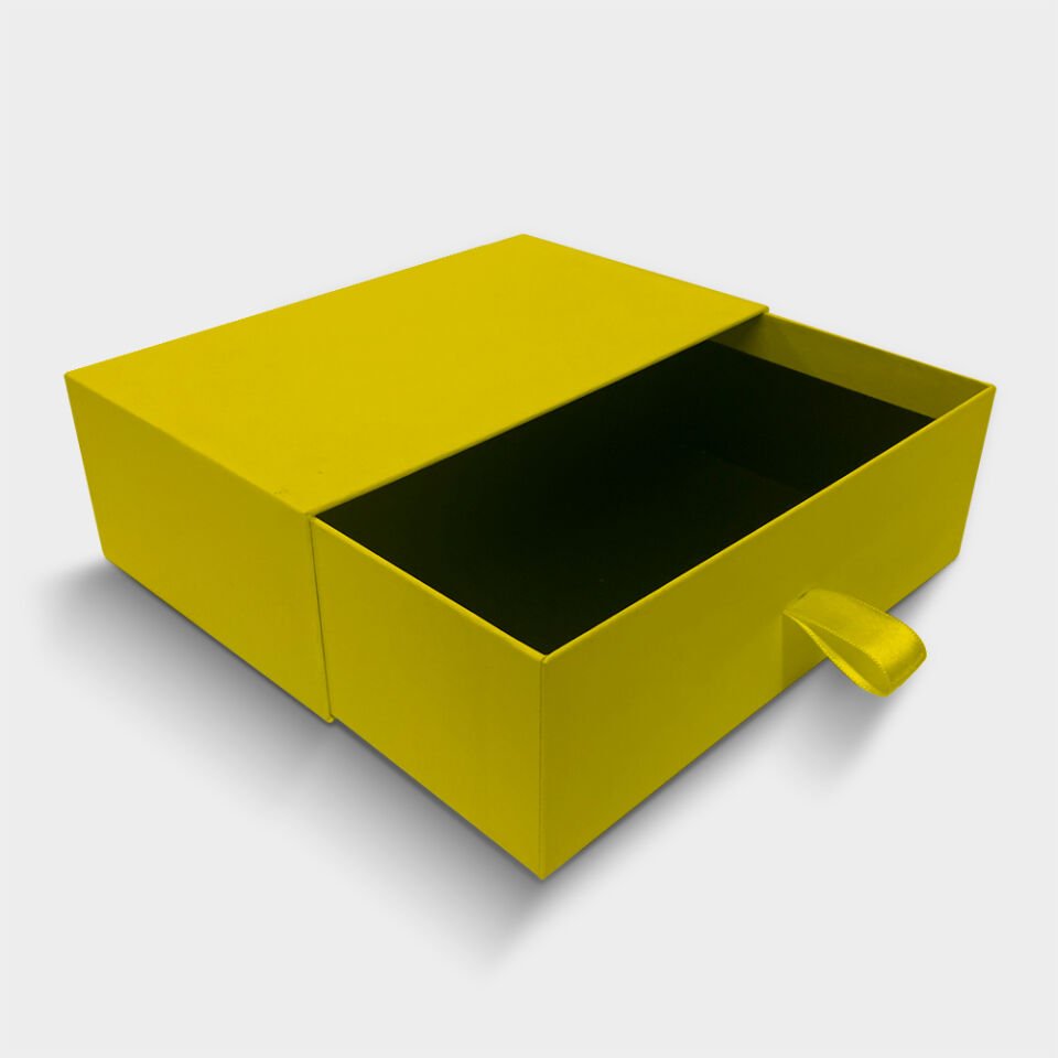 Sarı Çekmeceli Kutu