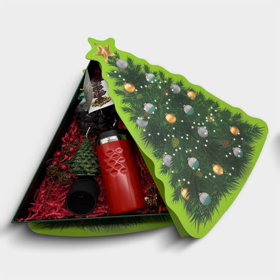 Özel Kesim Doğal Çam Üçgen Kutu